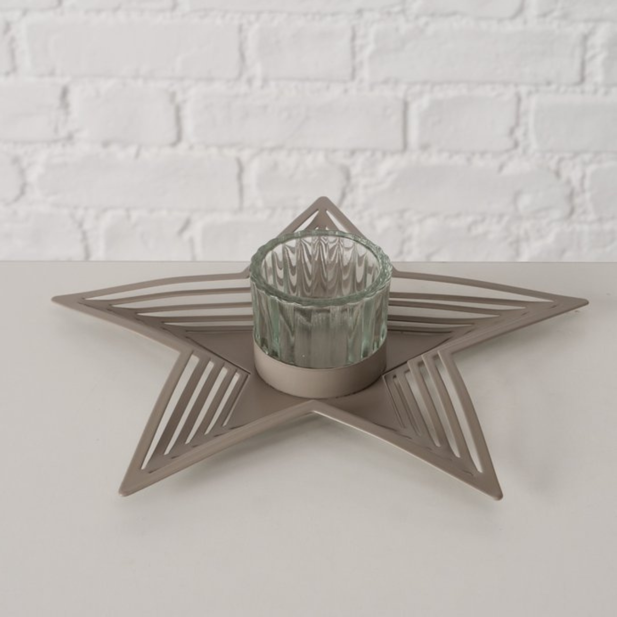 B SPARKLY Taupe design Table decoration
